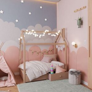 Thiết kế phòng ngủ cho bé gái dễ thương