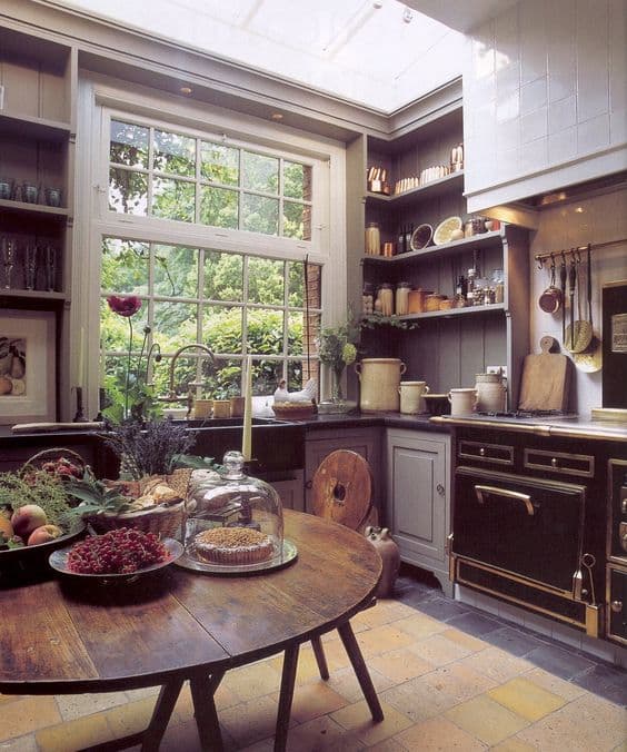 Phòng bếp có phong cách Vintage
